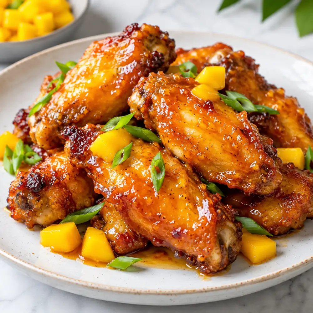 Mango Glazed Wings