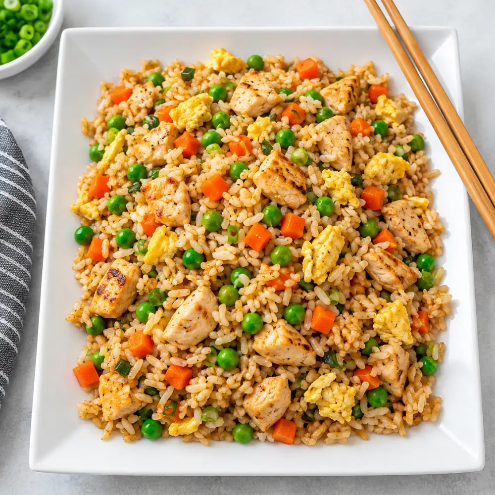 Wok-Tossed Chicken Rice