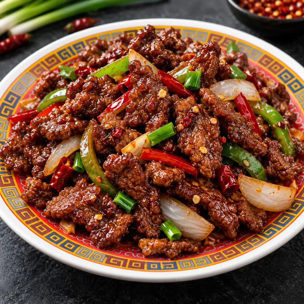 Szechuan Velvet Beef